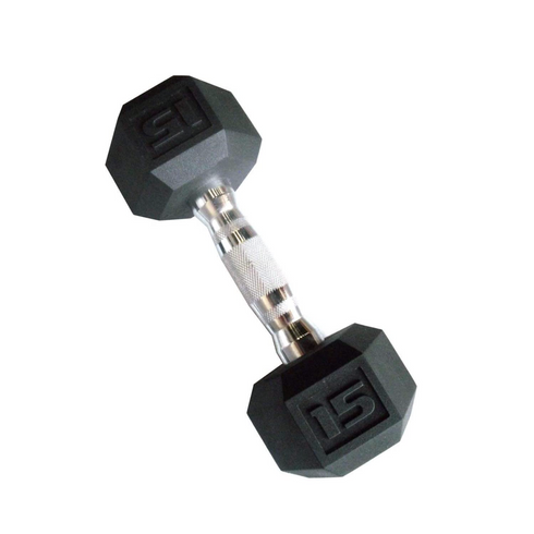 Mancuerna Hexagonal con Caucho MR