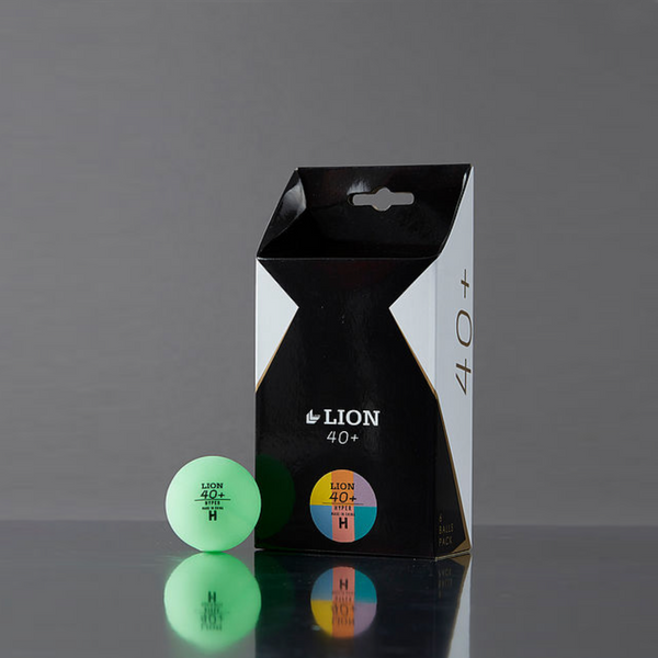 Pelotas de Ping Pong Hyper 40+ Colores surtidos TB-9042 (Set de 6)