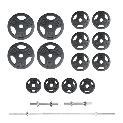 Set de Pesas de Hierro con Mancuernas